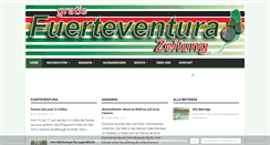 Desktop Screenshot of fuerteventurazeitung.de