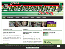 Tablet Screenshot of fuerteventurazeitung.de